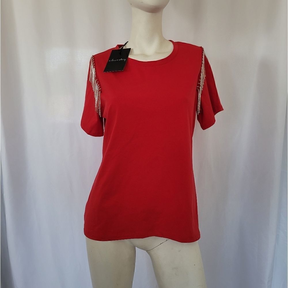 A love story red Top - Picture 5 of 14